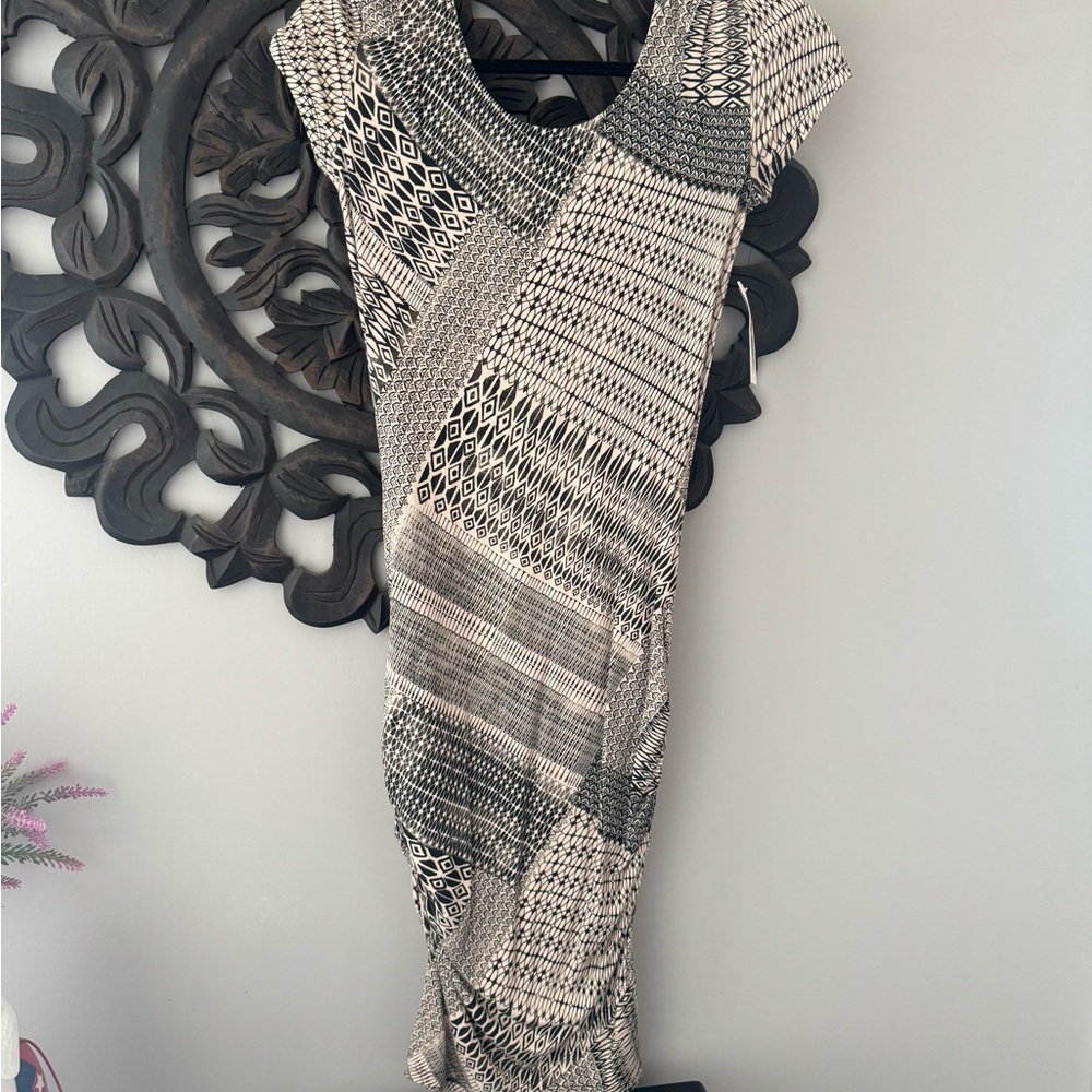 Patterned Bodycon Dress